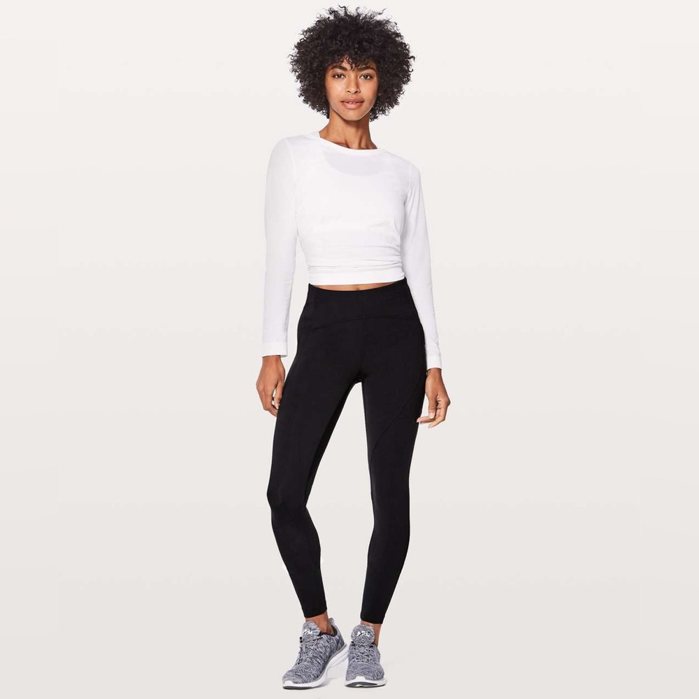 Lululemon Athletica Lead the Pack Black Running Tights Size 2